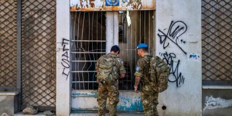 אנשי כוח שמירת השלום בקפריסין. צילום: איי.אף.פי אנשי כוח שמירת השלום בקפריסין. צילום: איי.אף.פי