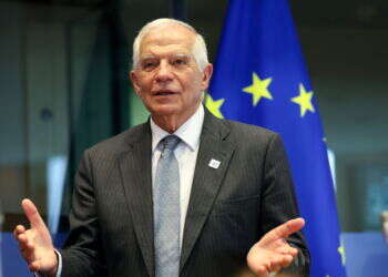 חלק מהפצת נתוני הכזב. הנציג העליון של האיחוד האירופי לענייני חוץ וביטחון, ז'וזפ בורל. צילום: EPA