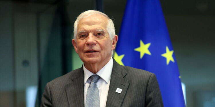 סגן נשיא הנציבות האירופית, ז'וזפ בורל. צילום: EPA חלק מהפצת נתוני הכזב. הנציג העליון של האיחוד האירופי לענייני חוץ וביטחון, ז'וזפ בורל. צילום: EPA