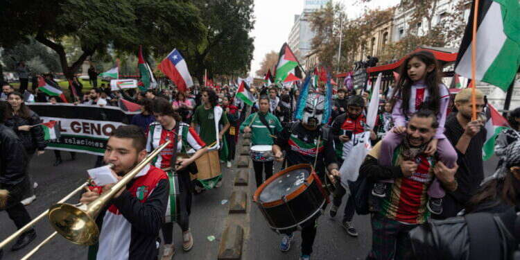 הפגנה נגד ישראל בארצות הברית. לא רק בעיה של הסברה. צילום: אי.פי.