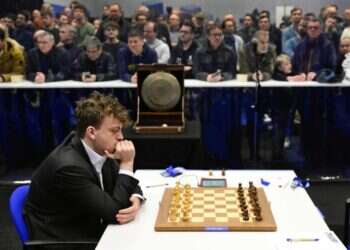 הטכנולוגיה מתקדמת אך המשחק נשאר שמרני וג'נטלמני. נימן בטורניר "טאטה סטיל" בהולנד, ינואר 2024. צילום: אי.פי.איי