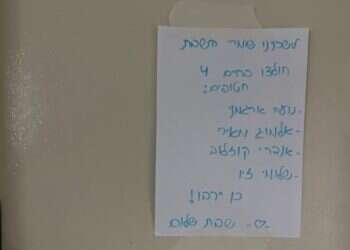 פתקים מחילונים בשבת: מה לעשות ומה לומר