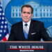 יועץ התקשורת לביטחון לאומי של הבית הלבן, ג'ון קירבי. צילום: MANDEL NGAN / AFP הבית הלבן מודה: ישראל לא אשמה שהסיוע לא מגיע לתושבי עזה