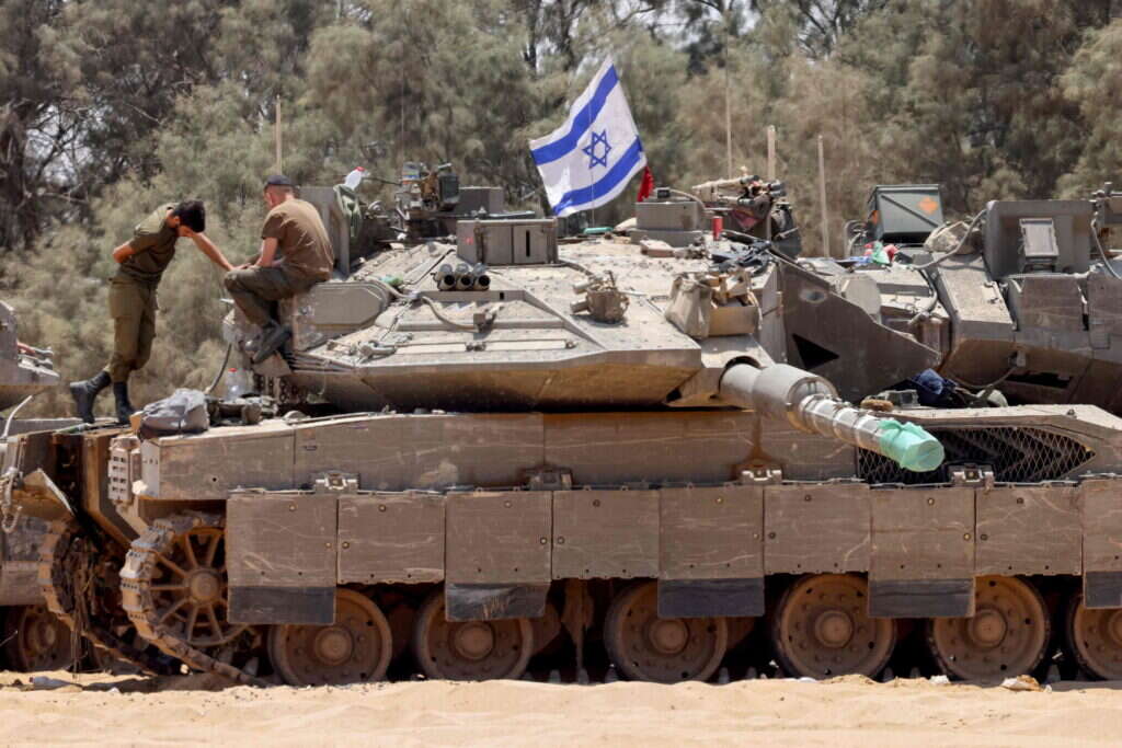 כוחות צה"ל על גבול רצועת עזה