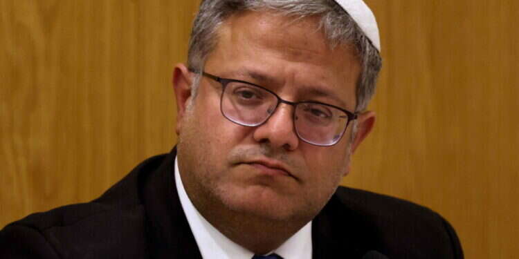 השר לביטחון לאומי, איתמר בן גביר. צילום: AFP במלחמה בצפון לישראל יש הרבה יותר מה להפסיד