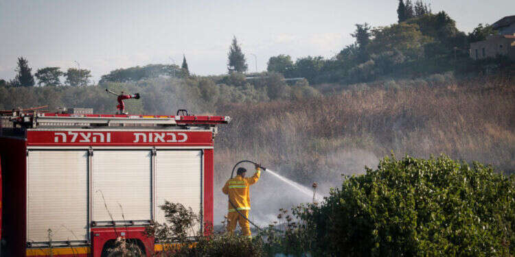 כבאי נלחם בשריפה ליד היישוב נטף בשנת 2017. צילום: רועי עלימה, פלאש 90 שריפה בהרי ירושלים – צוותים ומטוסי כיבוי הוזנקו