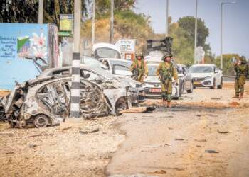 המראות בשערי הקיבוץ לאחר 7 באוקטובר. צילום: יוסי זמיר, פלאש 90