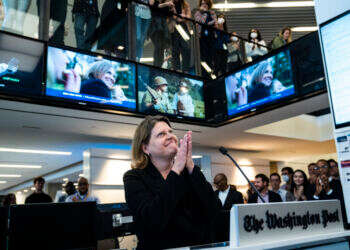 הגיעה מ-AP ולא הצליחה להציל את העיתון. סאלי באזבי. צילום: גטי אימג'ס