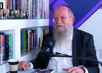 הרב אברהם וסרמן. צילום מסך מתוך הפודקאסט  ההורים או המורים: מי אחראי על חינוך הילדים?