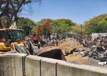 קיבוץ בארי: החלה הריסת מבני הציבור שנפגעו ב-7 באוקטובר