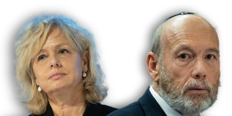 מבקר המדינה אנגלמן והיועמ"שית גלי בהרב-מיארה.