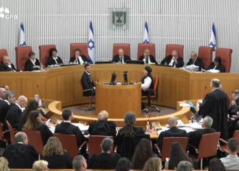 הדיון בנושא גיוס בני ישיבות בבג"ץ. צילום: דוברות הרשות השופטת