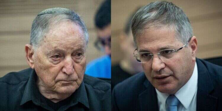 שר החינוך יואב קיש (ימין) ויו "נמצאים על סף תהום": התנגשות בין השר קיש לרן ארז