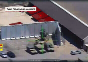 סרטון של חיזבאללה המתעד את הפגיעה השבוע, לטענתם, בסוללת כיפת ברזל  חיזבאללה מנסה לחשוף נקודות תורפה בהגנה האווירית