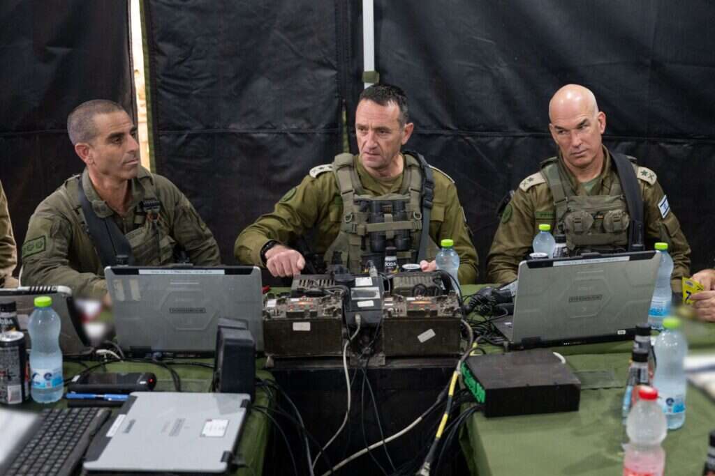 הרמטכל הלוי בתרגיל של חטיבת כפיר. דובר צה