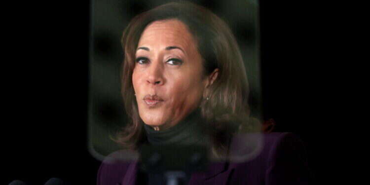 סגנית הנשיא והמועמדת לנשיאות, קמלה האריס. צילום: EPA הבעיה האמיתית עם קמלה האריס