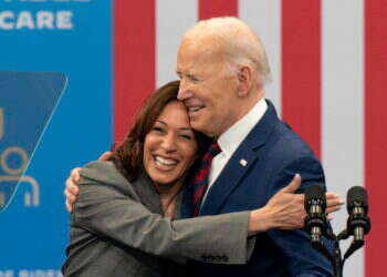 ביידן והאריס, מרץ 2024. צילום: אי.פי.איי