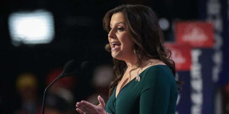 המועמדת לשגרירת ארה המועמדת לשגרירת ארה"ב לאו"ם אליס סטפניק. צילום: AFP