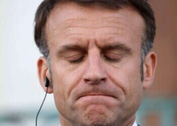 נשיא צרפת, עמנואל מקרון. צילום: AFP