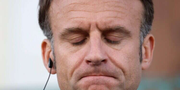 נשיא צרפת, עמנואל מקרון. צילום: AFP