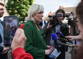 הקהילה היהודית סקפטית. מרין לה־פן. צילום: איי.אף.פי