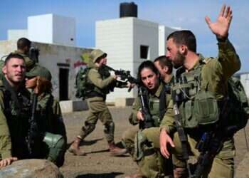 לוחמי הגדוד המעורב 405 באימון בצפון, נובמבר 2020. צילום: מיכאל גלעדי - פלאש90