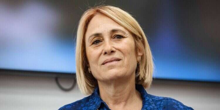 הדס קליין במשפט נתניהו. צילום: אוליבר פיטוסי - פלאש 90