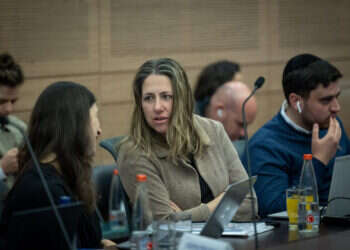 אביטל סומפולינסקי, המשנה ליועמ"שית, בכנסת, בחודש פברואר. צילום: יונתן זינדל, פלאש 90