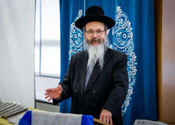 הרב מיכה הלוי. גרשון אלינסון, פלאש 90