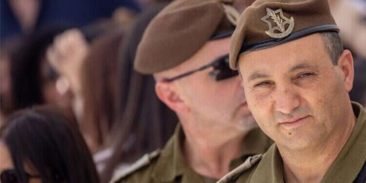 ראש אכ ראש אכ"א, האלוף יניב עשור. צילום: חיים גולדברג - פלאש 90