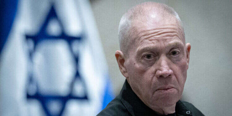 שר הביטחון לשעבר, יואב גלנט. צילום: חיים גולדברג, פלאש 90 בזמן המלחמה: גלנט הורה להקים בישראל בית חולים לילדים מעזה