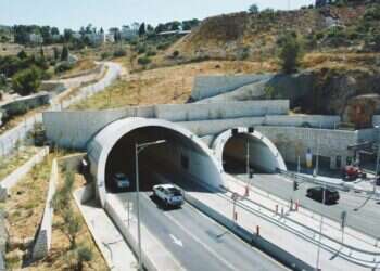 כביש המנהרות המחודש. באדיבות חברת מוריה לפיתוח ירושלים שמונה חודשים לפני הזמן: כביש המנהרות המחודש נפתח לתנועה