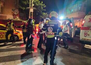 המהומות בדרום תל אביב, השבוע. צילום: מד"א