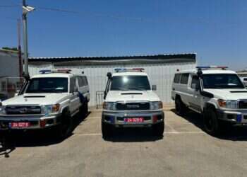 לראשונה: אמבולנסים משוריינים בשירות המשטרה