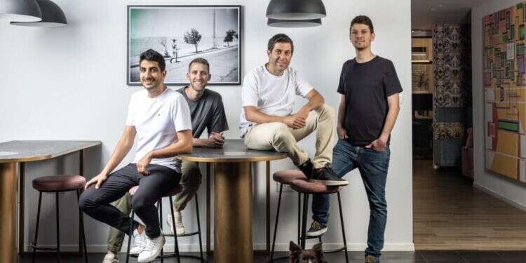 מייסדי חברת וויז. צילום: אבישג שאר-ישוב