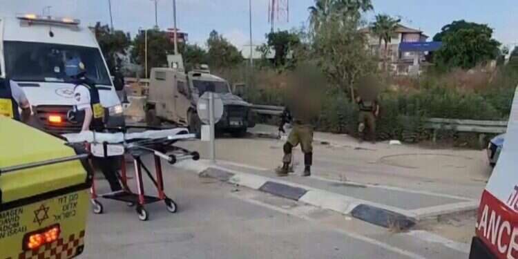 ראשוני: שני פצועים בפיגוע ירי בכביש 55