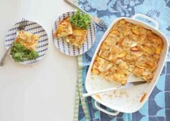 מאפה פילו עם קממבר. צילום: אפרת ליכטנשטט