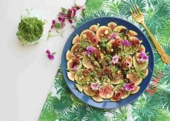 קרפצ׳יו תאנים. צילום: אפרת ליכטנשטט