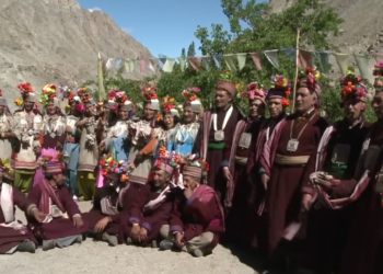 בני שבט הברוקפה. צילום מסך מיוטיוב