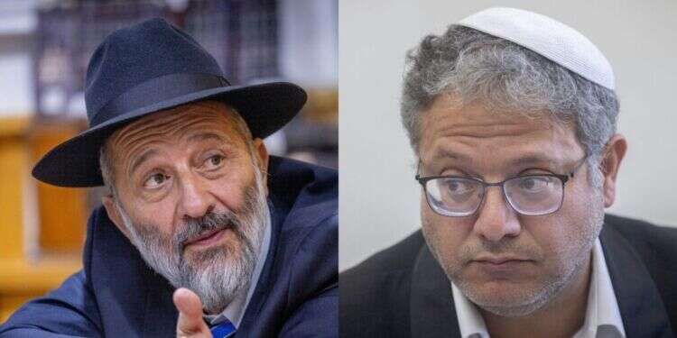 השר איתמר בן גביר ובכיר ש בש"ס זועמים: בן גביר הפיל חוק נוסף של המפלגה