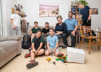 משפחת שיין, חיספין. צילום: אייל מרגולין, ג'יני