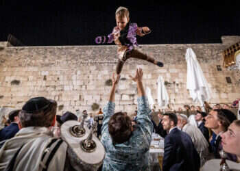 הקפות שניות בכותל, 2022. צילום: יונתן זינדל, פלאש 90