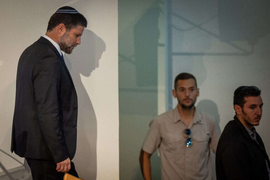 "נוצרו בחבורה הזו אמון גדול, אחריות ומחויבות עמוקה". סמוטריץ'. צילום: יונתן זינדל, פלאש 90