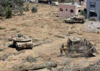 כוחות צה"ל ברצועת עזה, בשבוע שעבר. צילום: אורן כהן, פלאש 90