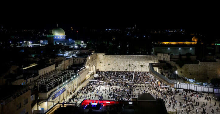 תשעה באב תשפ"ד ברחבת הכותל המערבי בירושלים