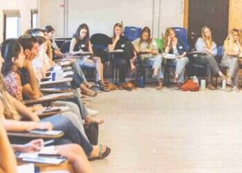 כנס המכינות המעורבות שהתקיים השבוע בכפר הנוער עיינות. צילום: מארק נומדר