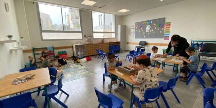 גן ממ"ח חסידי בירושלים. צילום: משרד החינוך
