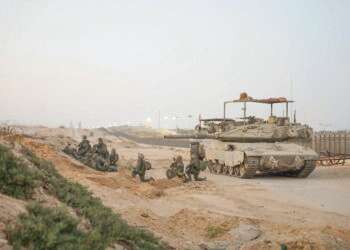 חיילי צה"ל בציר פילדלפי. צילום: דובר צה"ל