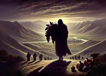 חטא המרגלים. איור: ChatGPT