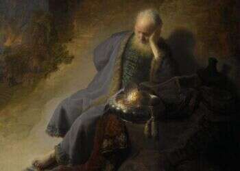 "ירמיהו מבכה את חורבן ירושלים". רמברנדט, 1682. צילום: שאטרסטוק